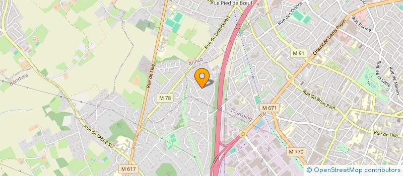 localisation de l'entreprise FGMG GRAU  TOURCOING