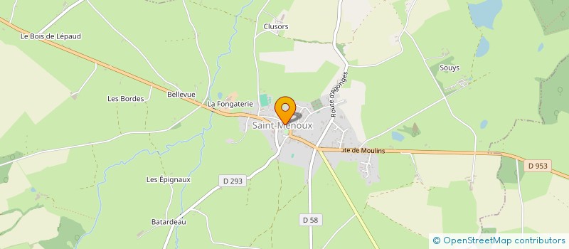 localisation de l'entreprise FGMM  SAINT-MENOUX