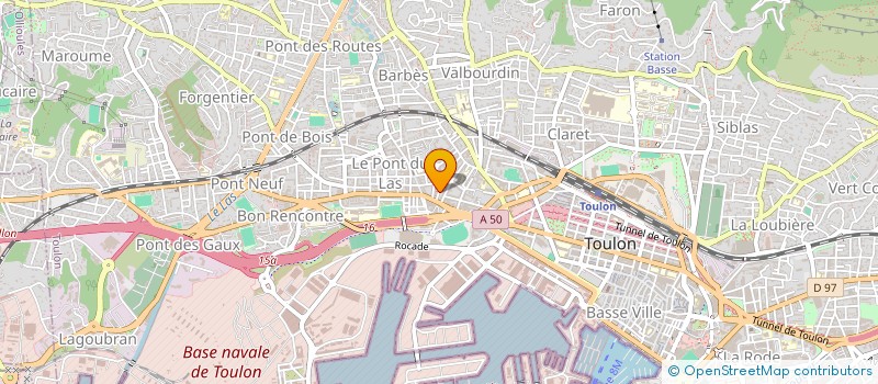 localisation de l'entreprise FGN EQUIPEMENT CONCEPTION DEVELOPPEMENT à TOULON
