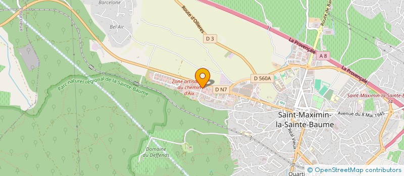 localisation de l'entreprise FGNF à SAINT-MAXIMIN-LA-SAINTE-BAUME