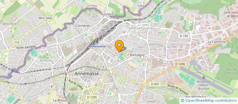 localisation de l'entreprise FGOC IMMOBILIER  ANNEMASSE