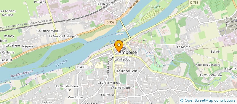 localisation de l'entreprise FGP  AMBOISE