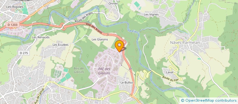 localisation de l'entreprise FGP à ANNECY