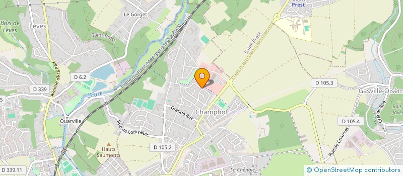 localisation de l'entreprise FGP CONSTRUCTIONS  CHAMPHOL