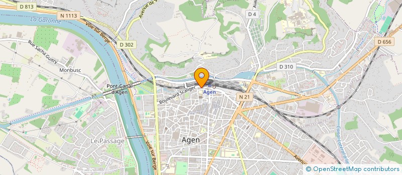 localisation de l'entreprise FGPP AGENAIS  AGEN