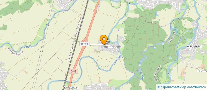 localisation de l'entreprise FGR  ICHTRATZHEIM