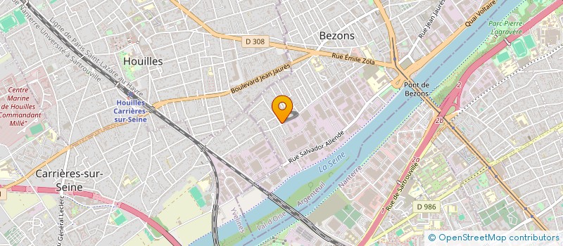 localisation de l'entreprise FGR HOLDING à BEZONS