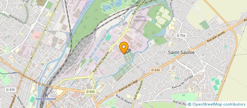 localisation de l'entreprise FGS à VALENCIENNES