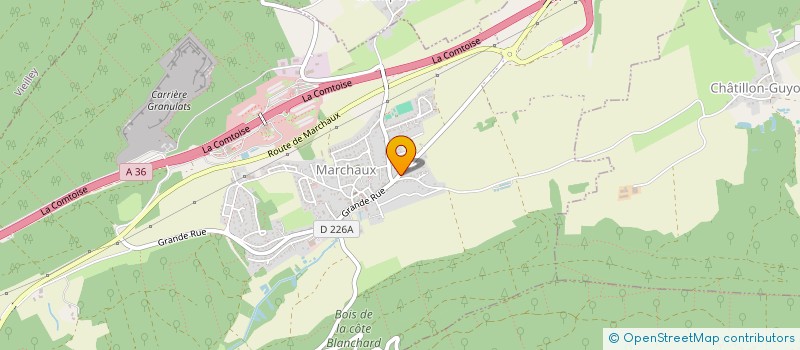 localisation de l'entreprise FGS  MARCHAUX-CHAUDEFONTAINE