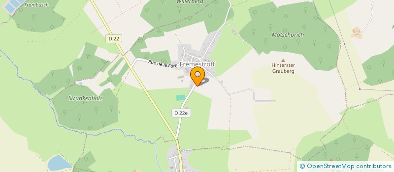 localisation de l'entreprise FGS  FREMESTROFF