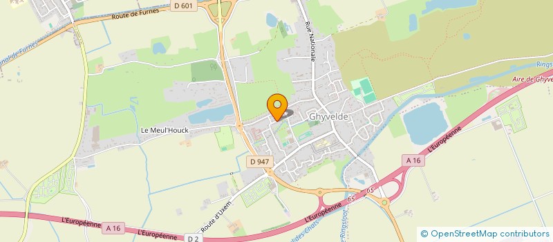 localisation de l'entreprise FGS  GHYVELDE