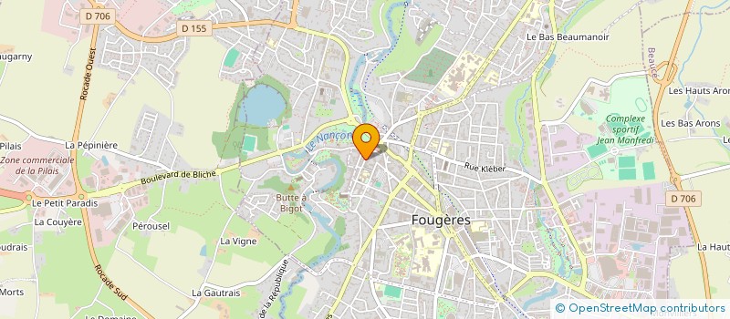 localisation de l'entreprise FGS DUO SARL  FOUGERES