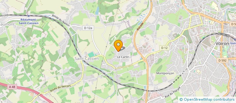 localisation de l'entreprise FGS IMMOBILIER  SAINT-CASSIEN