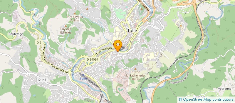 localisation de l'entreprise FGSM  TULLE