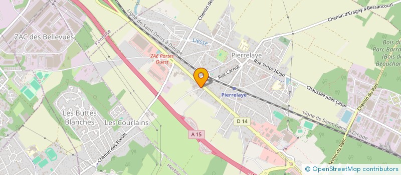 localisation de l'entreprise FGSP  PIERRELAYE