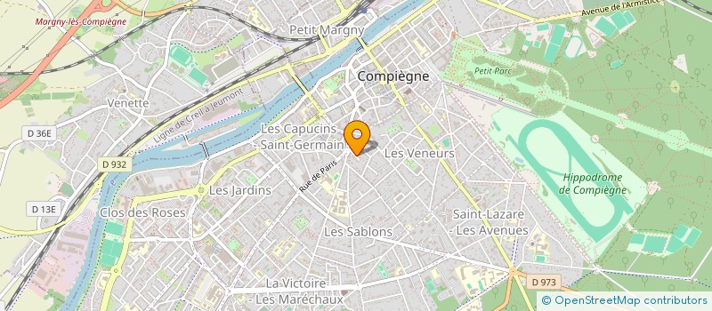 localisation de l'entreprise FGSPORTS à COMPIEGNE