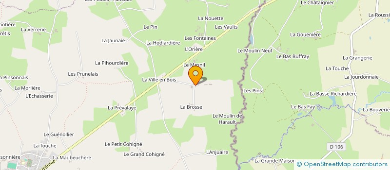 localisation de l'entreprise FGSTIL  SAINT-M'HERVE