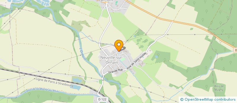 localisation de l'entreprise FGT CONCIERGERIE à NEUVILLE-SUR-ORNAIN