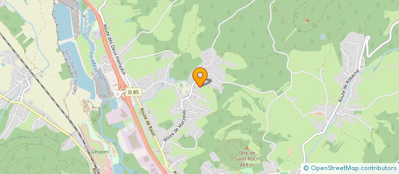 localisation de l'entreprise FGT MANAGEMENT  SAINT-DIE-DES-VOSGES