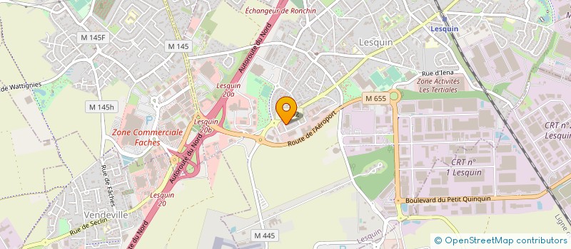 localisation de l'entreprise FGT PLOMBERIE à LESQUIN