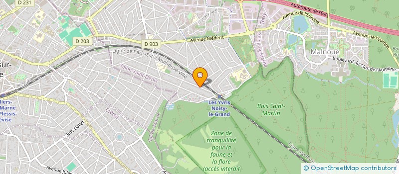 localisation de l'entreprise FGTAM à NOISY-LE-GRAND