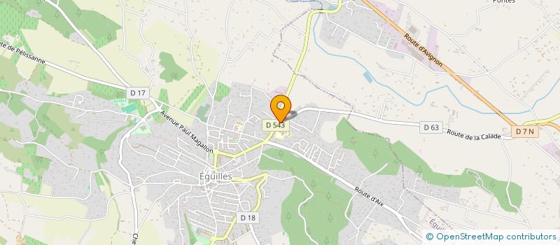 localisation de l'entreprise FGX INGENIERIE  EGUILLES