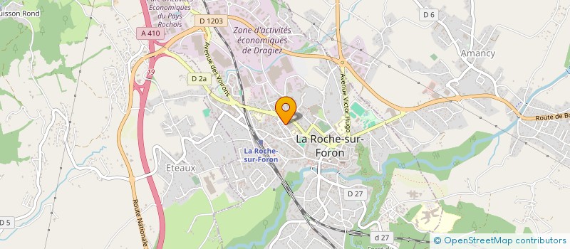 localisation de l'entreprise FH à LA ROCHE SUR FORON