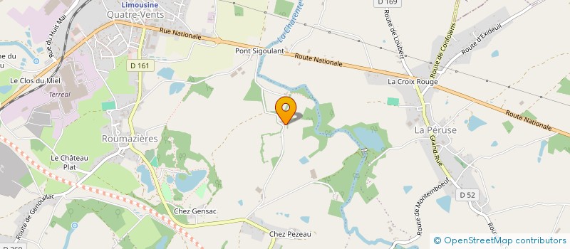 localisation de l'entreprise FH à TERRES-DE-HAUTE-CHARENTE