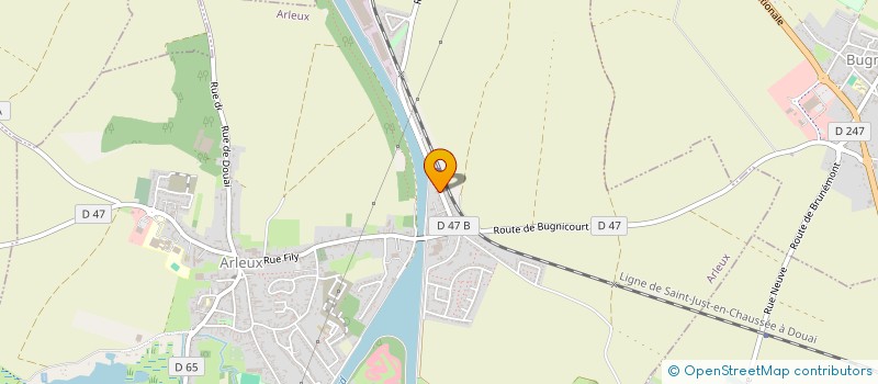 localisation de l'entreprise FH.AUTO 62  ARLEUX