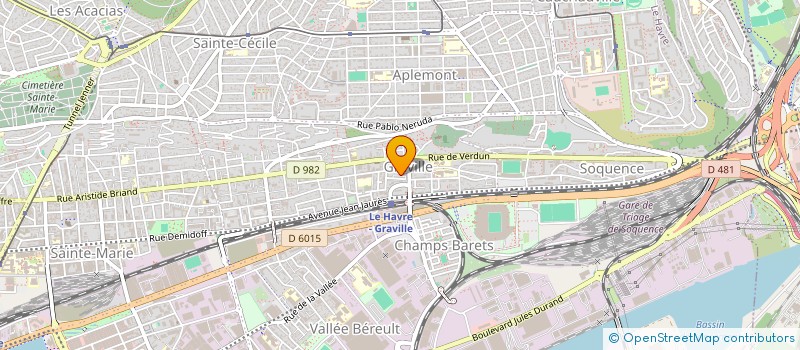 localisation de l'entreprise FH BY STORES à LE HAVRE