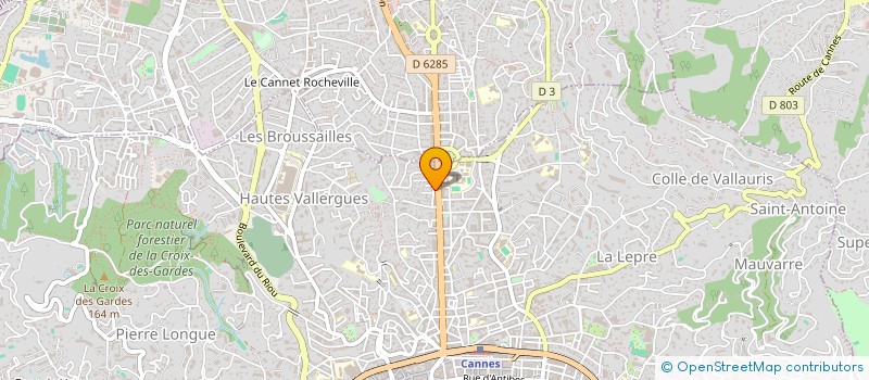 localisation de l'entreprise FH CARNOT PIZZA à CANNES