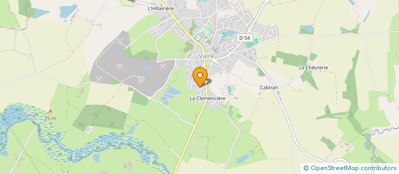 localisation de l'entreprise FH CONCEPTION BOIS  VAIRE