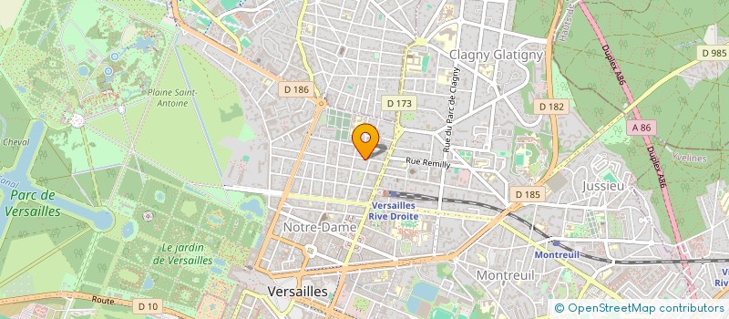localisation de l'entreprise FH CONSEIL à VERSAILLES