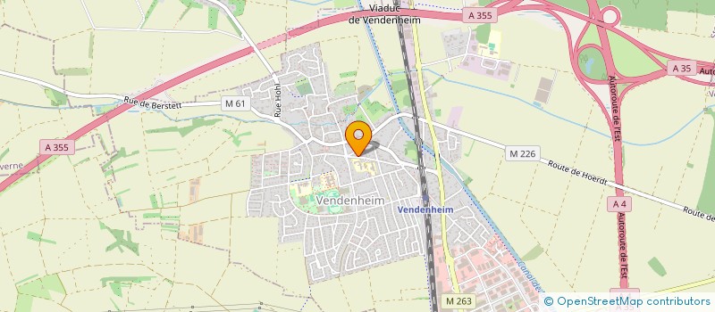 localisation de l'entreprise FH CONSEIL  VENDENHEIM