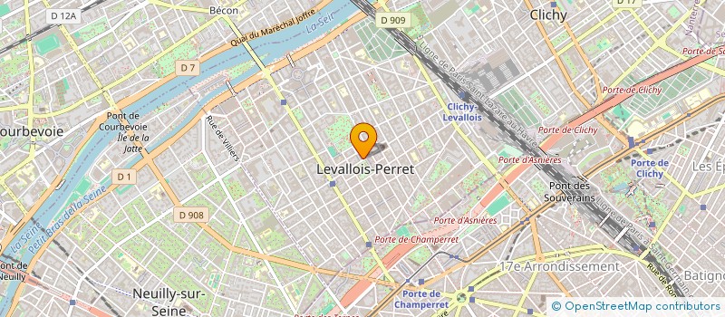 localisation de l'entreprise FH CONSULTANTS à LEVALLOIS-PERRET