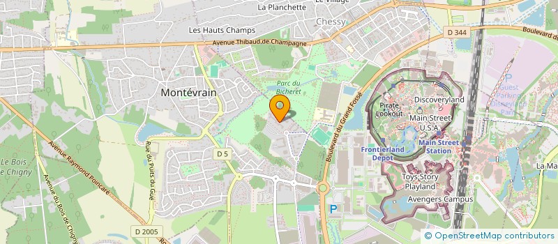 localisation de l'entreprise FH CONSULTING à CHESSY