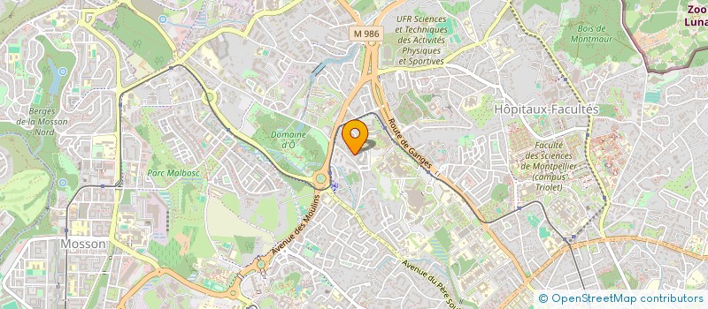 localisation de l'entreprise FH COUVERTURE à MONTPELLIER