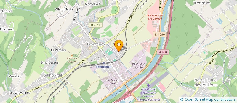 localisation de l'entreprise FH DIFFUSION  TOURNON