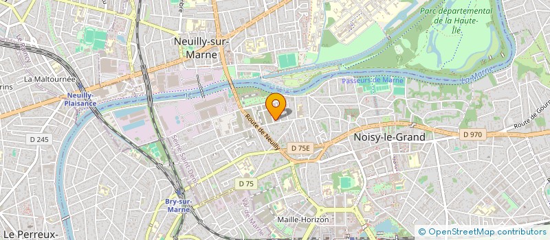 localisation de l'entreprise FH DIGITAL à NOISY-LE-GRAND