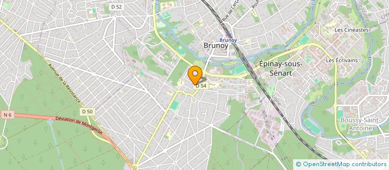 localisation de l'entreprise FH ELEC à BRUNOY