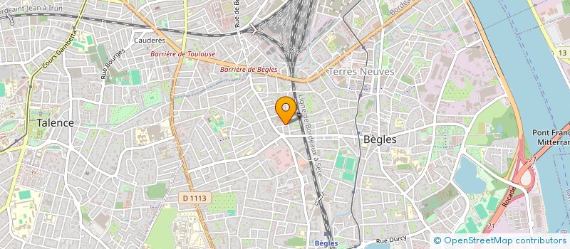 localisation de l'entreprise FH - EM à BEGLES