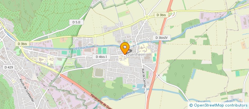 localisation de l'entreprise FH ENERGIES  MERXHEIM