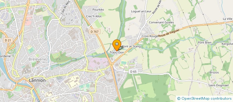 localisation de l'entreprise FH EVENEMENTS à LANNION