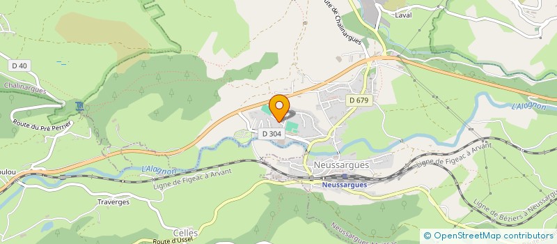 localisation de l'entreprise FH FINANCES à NEUSSARGUES EN PINATELLE