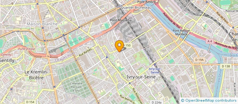 localisation de l'entreprise FH HABITAT  IVRY-SUR-SEINE