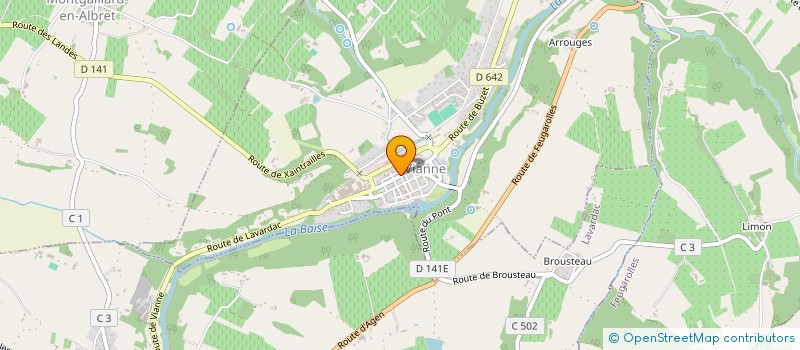 localisation de l'entreprise FH HF SERVICE  VIANNE