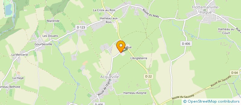 localisation de l'entreprise FH IMMOBILIER  LA HAGUE