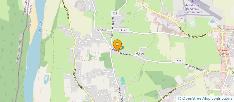localisation de l'entreprise FH IMMOBILIER à MARZY