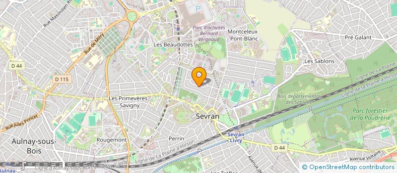 localisation de l'entreprise FH.INSTRU à SEVRAN