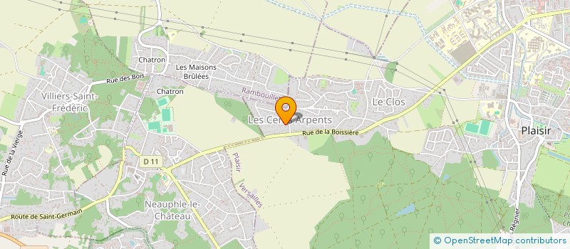 localisation de l'entreprise FH INVEST à PLAISIR